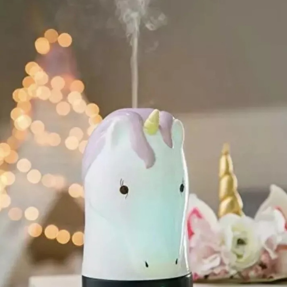 Airome Unicorn Glass Essential Oil Diffuser for Kids, Tweens, and Teens